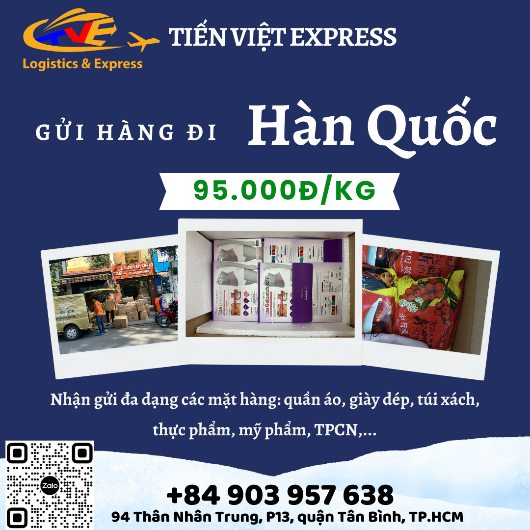 Gửi hàng đi Hàn Quốc - Tiến Việt Express